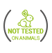 Not tested on animals